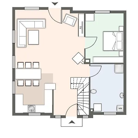 בית נופש Reetdachhaus Steuerbord & Backbord Reetdachhaus Sandhus Backbord