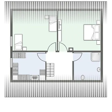 בית נופש Reetdachhaus Steuerbord & Backbord Reetdachhaus Sandhus Backbord